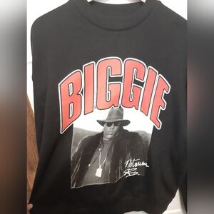 ASOS Black Crewneck Sweater with Red Graphic